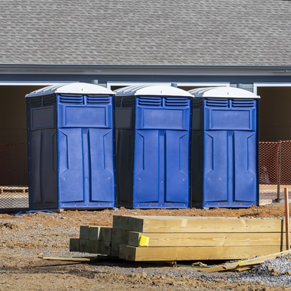 do you offer hand sanitizer dispensers inside the portable toilets in Broadway NC